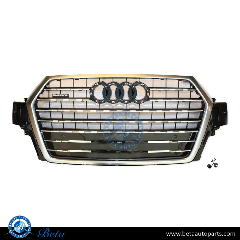 Grille Black and Pearl for Audi Q7 S-LINE 2016-2019 models, Part Number 4M0853651K Grille Black and Pearl for Audi Q7 S-LINE 2016-2019 models, Part Number 4M0853651K